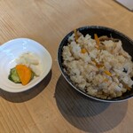 や乃家 - 「新サンマの炊き込み御飯」