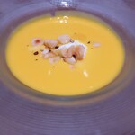 kitchen俊貴 - 季節のスープ（かぼちゃの冷製スープ）