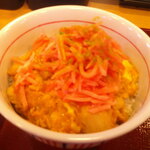 なか卯 - 旨辛牛肉つけそば 特 ＆ 親子丼 大 ＆ 白玉抹茶ラテ