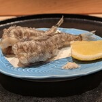 神田錦町 鮨たか晴 - メヒカリの素揚げ
