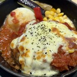 はなのかファーム - 完熟トマトのチーズハンバーグ