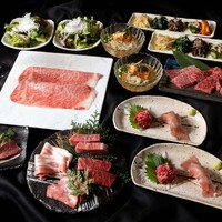 【青山本店1番人気コース】ユッケ・サーロイン炙り寿司・冷麺もついたコース