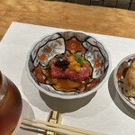 北新地 つきしろ - 黒毛和牛のトリュフ香るユッケ