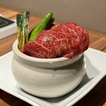 肉のひぐち直営焼肉 安福 - 肉屋の特製壺漬け
