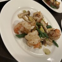 桃花春(神戸メリケンパークオリエンタルホテル) - 大海老のXO醤炒め