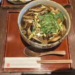 神楽坂 九頭龍蕎麦 - きのこ蕎麦