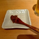 一福 - アテの味噌　サービス