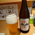 一福 - アサヒスーパードライ瓶ビール