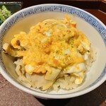 馳走 啐啄一十  - 【写真⑰】出汁卵綴じ松茸掛け松茸ご飯