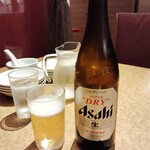 四川飯店 - まずはおビールで♪