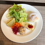 Pancia Guancia - パスタセットの前菜の盛り合わせ