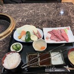 焼肉森山 大川店 - カルビー定食1310円