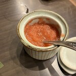 ホルモン さわ - 梅ダレ