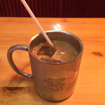 Komeda Kohiten - アイスコーヒー420円。シロップ抜きでミルクいり。