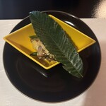 日本料理 ほとり - 栗ときのこの胡麻和え