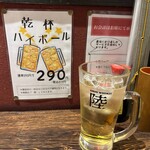 助六 - ■乾杯 陸ハイボール￥290