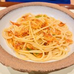 LEONE9 - 桜海老　カラスミのペペロンチーノ