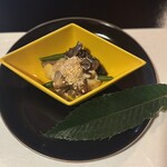 日本料理 ほとり - 栗ときのこの胡麻和え