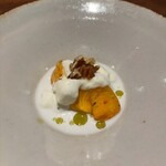 なかむら - 柿とモッツァレラチーズアップ