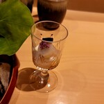 銀座 しのはら - 帆立の昆布締め