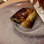 銀座 しのはら - 子持ち鮎のうるか醤油焼き