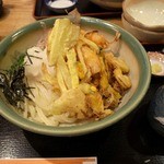 うどん屋 山善 - 小エビかき揚げおろしぶっかけ