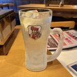 焼肉ホルモン にくろう - 濃いレモンチューハイ/528円♪