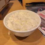 焼肉ホルモン にくろう - ライス大/385円(ちょっと手を付けた後ｗ)♪