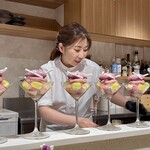 Haruka Murooka - 葡萄パフェ完成！