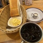 コメダ珈琲店 - 料理写真:選べるモーニング アイスコーヒーとたまごペースト
