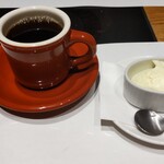 近江牛岡喜 - 珈琲と　楽コース　デザート