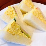 わらく珈琲 知立店 - たまごサンド