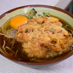 きそば 鈴一 - 天ぷら玉子そば@税込570円
