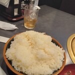 炭火焼肉食道園 - ご飯大盛り