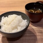 最飛Hireya 馬喰一代 名古屋EAST - ご飯　味噌汁