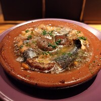 魚工房 としまや - 秋刀魚ときのこのオイル煮