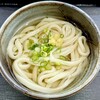 白川うどん - 「かけうどん(小)(冷)」(300円)です