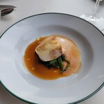 ブラッスリーオザミ - 鱈のポワレ　オマールエビのソース
      