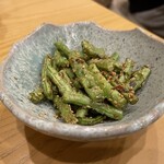 路じ - いんげんの醤油煎り