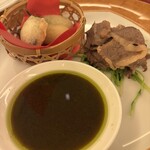 桂花苑 - 美味しかった　中華風しゃぶしゃぶ