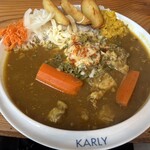 KARLY - 見た目も美味しい。お皿も選べるのだそう。