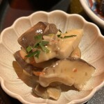 fu-fu shisen - 木の子腐乳マリネ