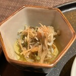 fu-fu shisen - しらすとホタテの貝柱、干しエビ入りXO醬、