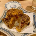ぎおん 阪川 - 松茸のフライ