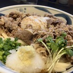 うどん家 こむぎ - 牛玉ぶっかけ(冷)