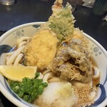 うどん家 こむぎ - 天ぷらおろしぶっかけ(温)