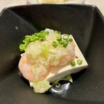 京鼎樓小館 - 前菜>海老と豆腐のネギソース掛け