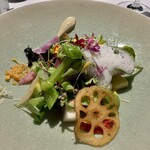 モトイ - 京都小原の55種類のお野菜とシノワのコンディマン