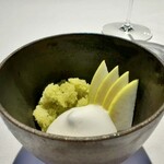 モトイ - デザート① - 青リンゴとセロリ