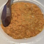 ルーナプレヌ - チーズたっぷりのサフラントマトリゾット¥1100 (サフランの香りが良い)